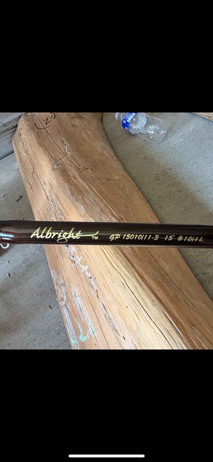 Superb Albright GP 4 Piece 15010/11 15’ Fly Rod In Case #10/11