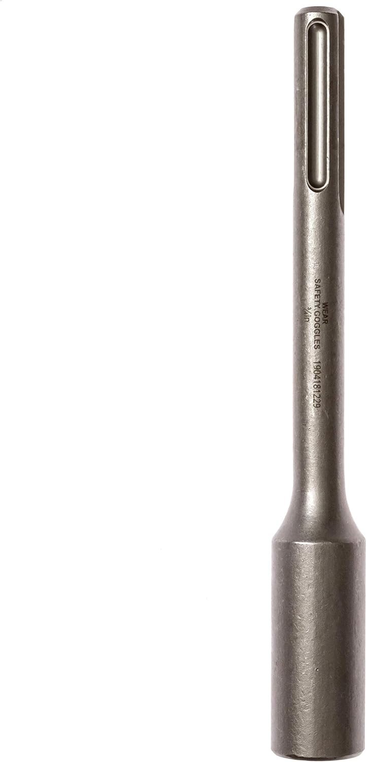 SDS Max Ground Rod Driver in Hardened Steel – 3/4″ & 5/8″ Compatibility