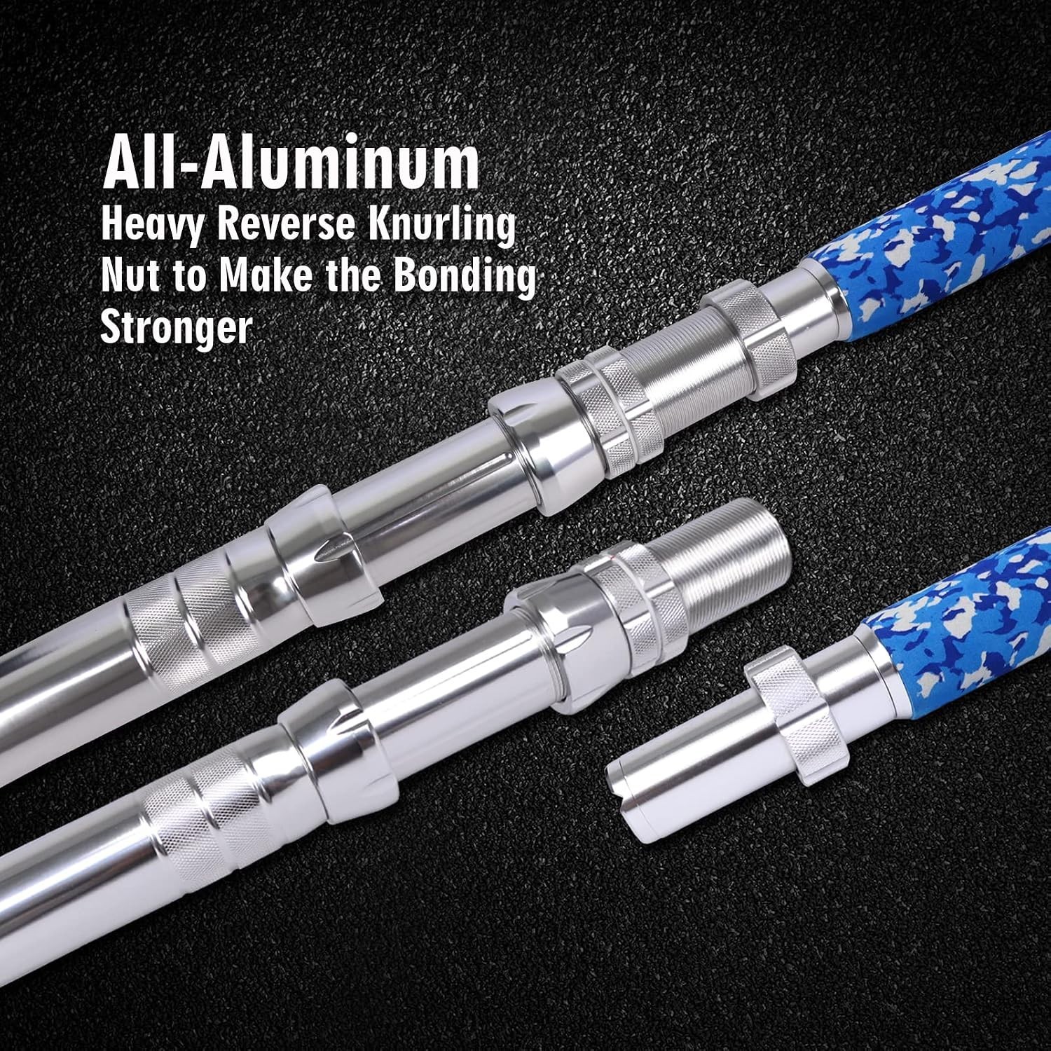 Fishing Trolling Rod 1 Piece/2 Piece Saltwater Offshore Heavy Roller Rod Big Gam