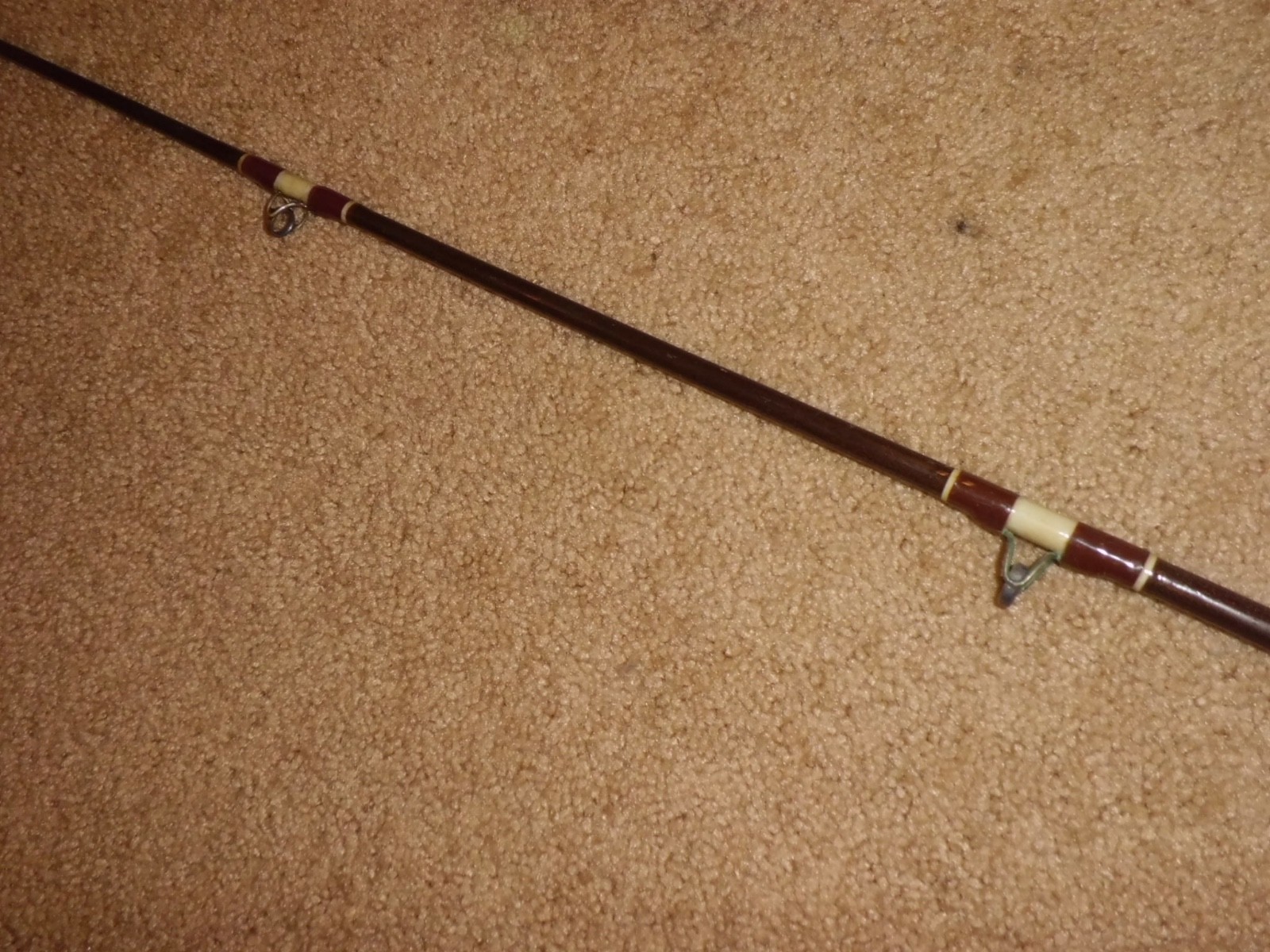 Vintage FENWICK Conventional 7′ Rod- USA w/ Roller Tip Guide