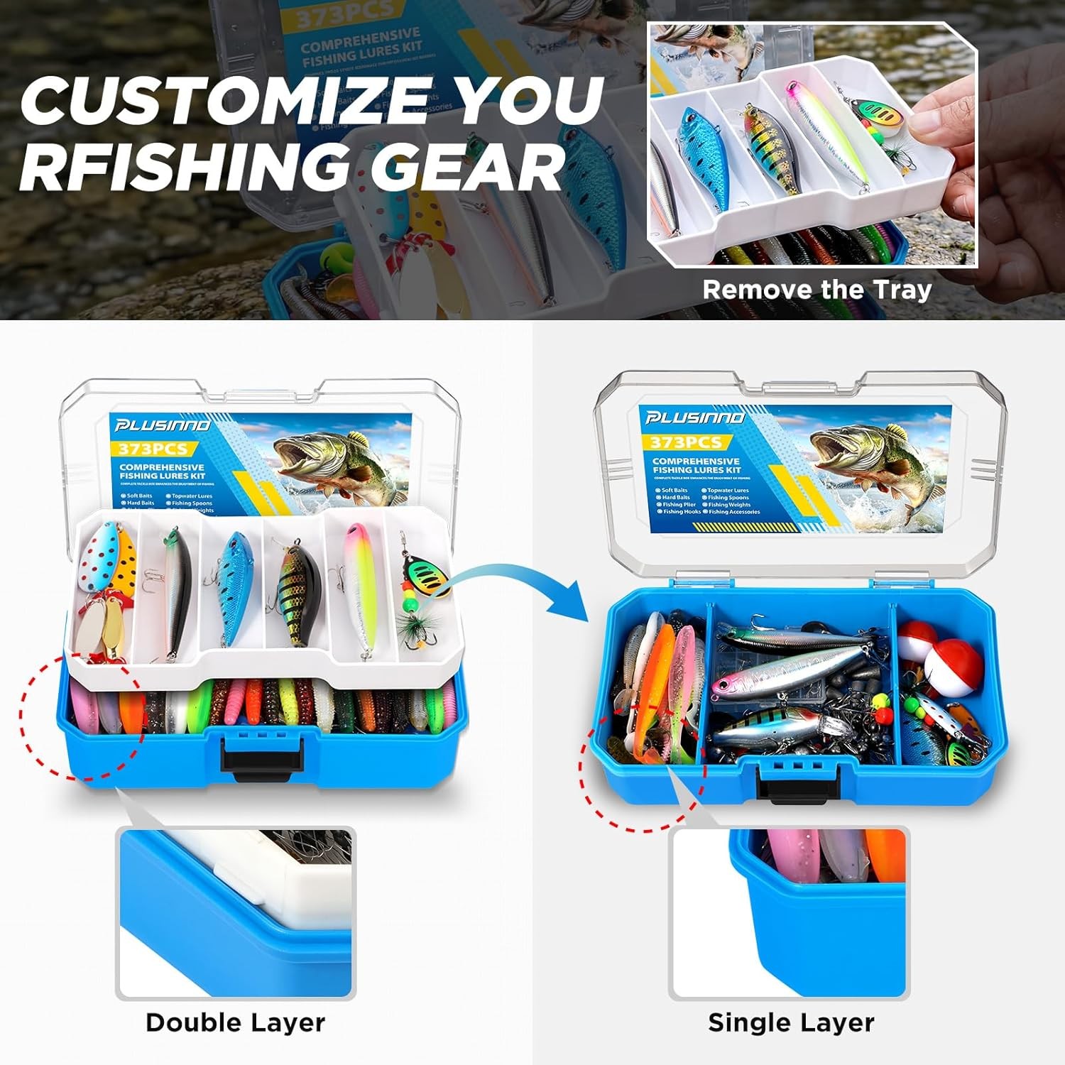 Fishing Gear – Telescopic Fishing Rod and Reel Combo with Tackle