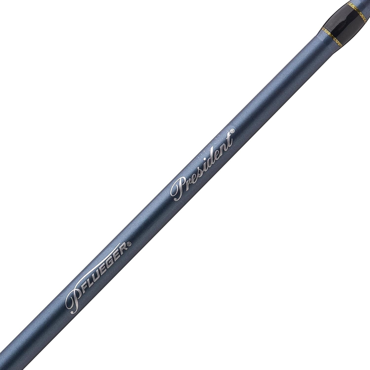 Pflueger President Spinning Fishing Rod 6’6″ 1 Piece Medium Power