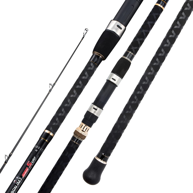 Berrypro Surf Spinning Rod Graphite Surf Fishing Rod 9/10/12 10-2Pc