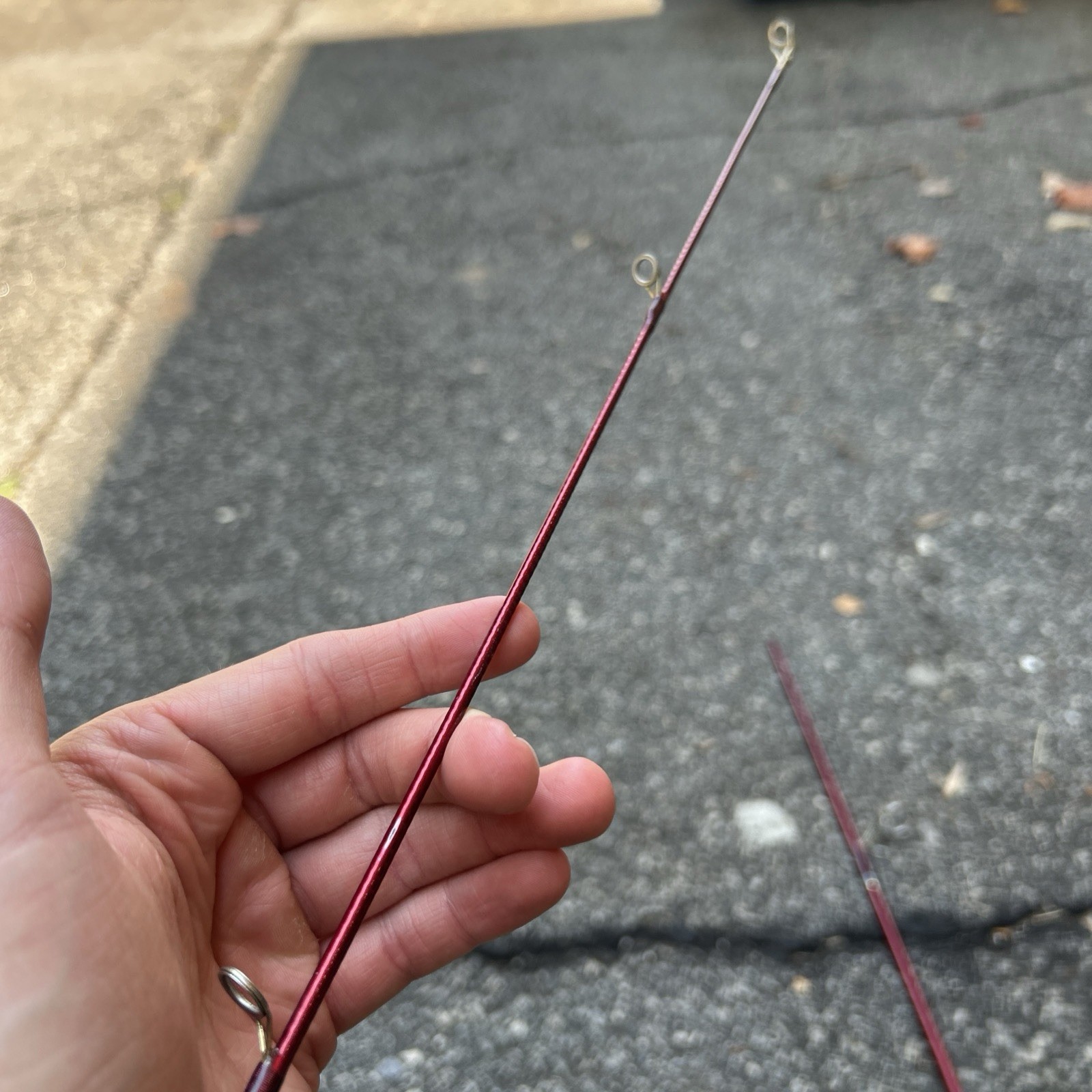 Berkley Cherrywood Graphite Rod 6’ 6″ Medium Spinning Rod Lure 1/8-3/4 CWS662M