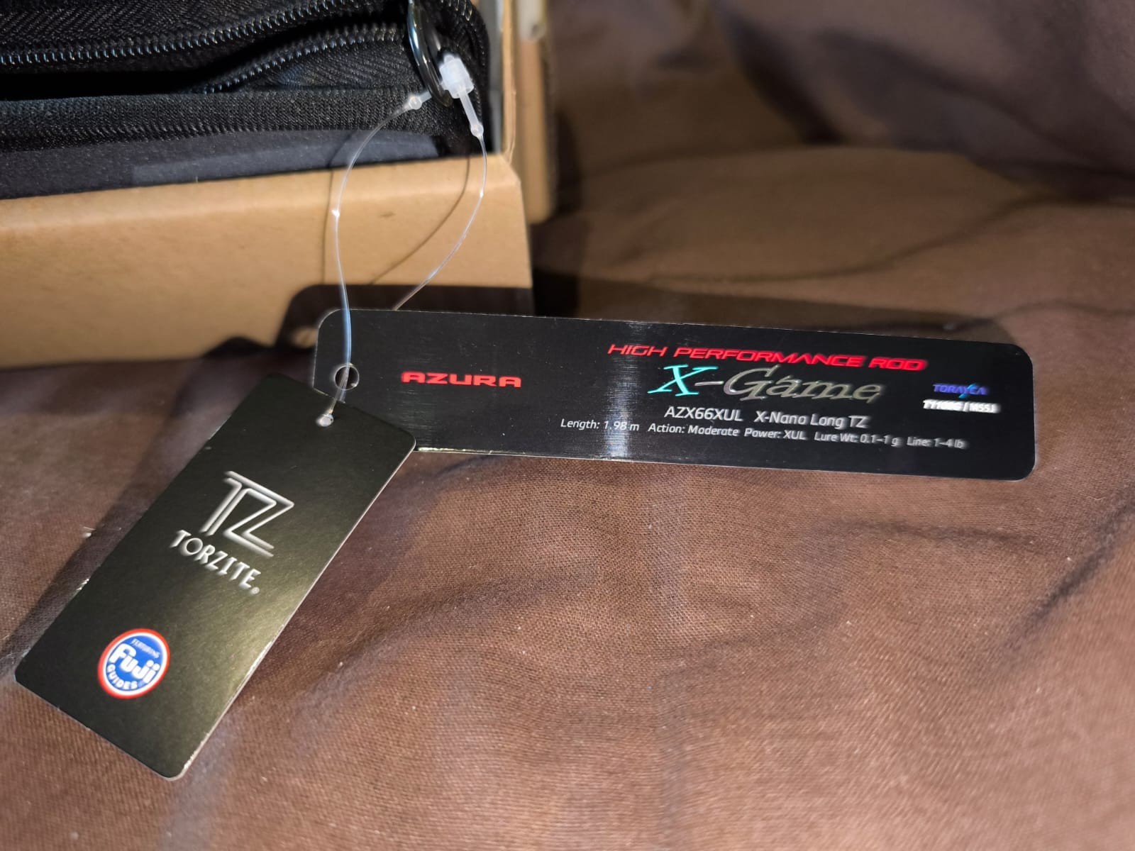 Azura X-Game X66XUL X-Nano Long TZ Spinning Rod 1.99m 0.1-1g