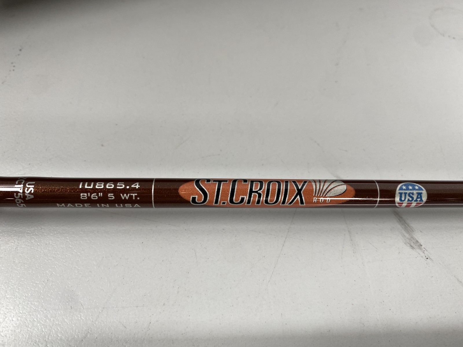 St.Croix Fly Rod IU865.4 8’6 Line Size 5 Brown