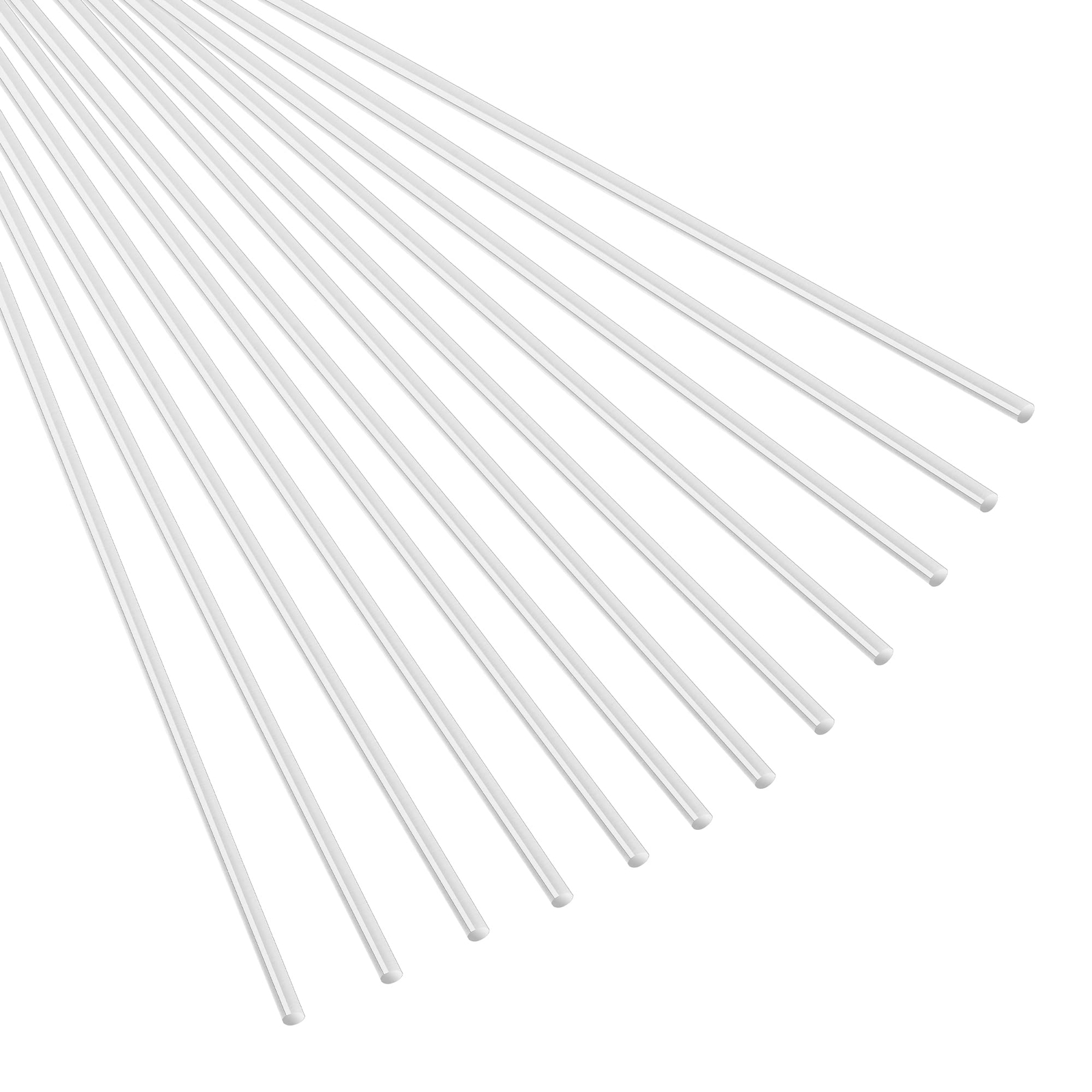 Acrylic Rods 20 Pieces 12 Inch Clear 3mm Diameter Round DIY Crafts Party
