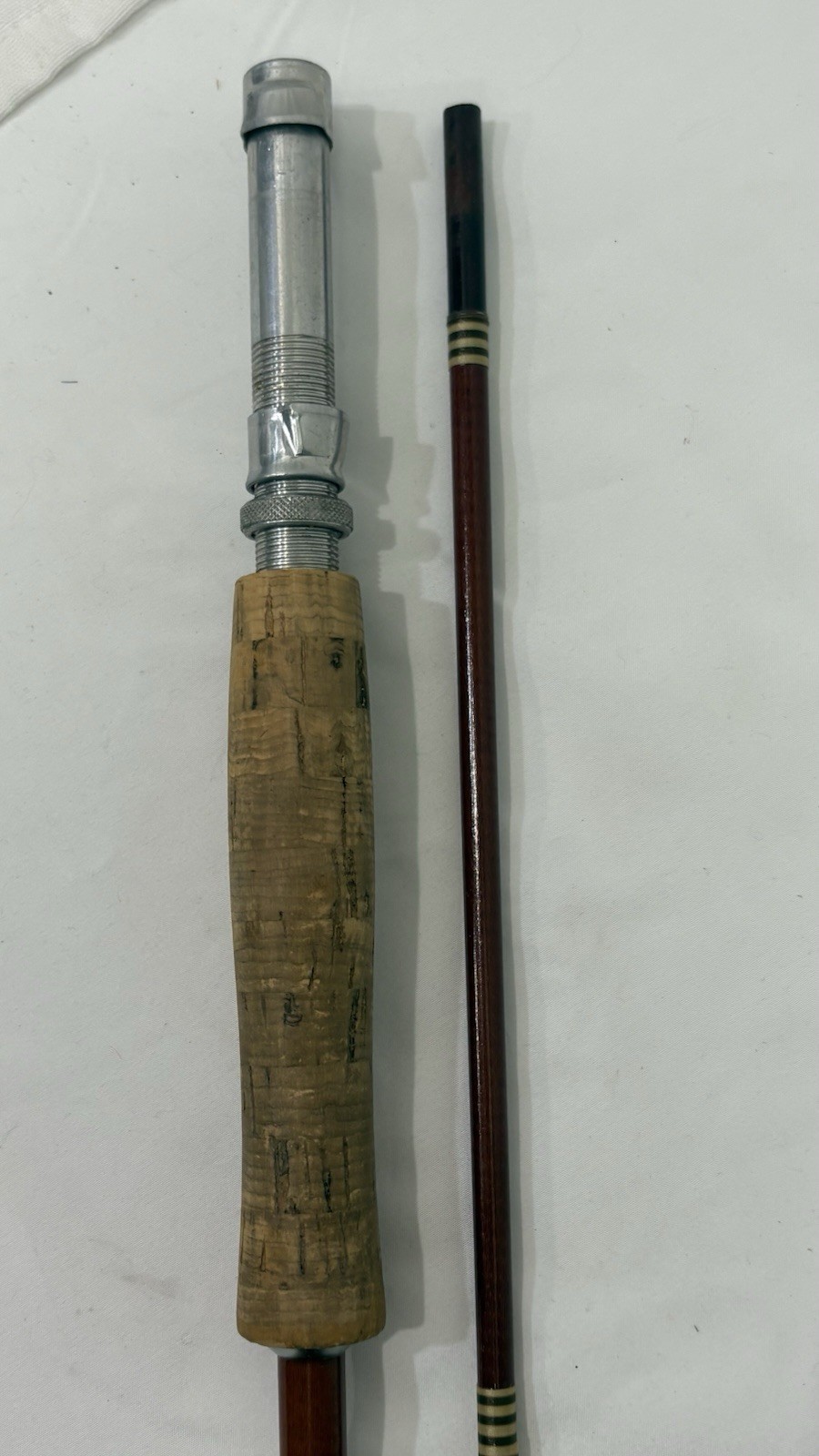 Custom Morosco Fiberglass Fly Rod 8’ 9” 4oz Vintage Made In USA Custom Built