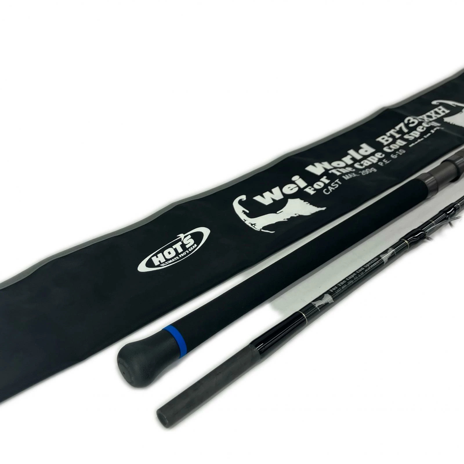 Wei World Bluefin Tuna Lure Rod BT73XXXH S Rank Near Mint Fishing Equipment