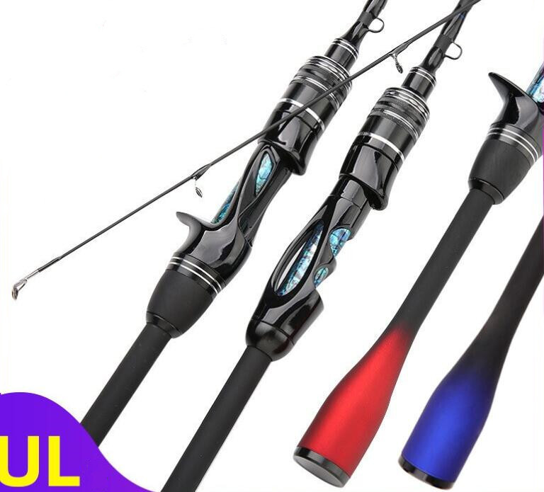 Spinning Casting Lure Fishing Rod 1.68M/1.8M Carbon Fiber Fishing Pole Stream