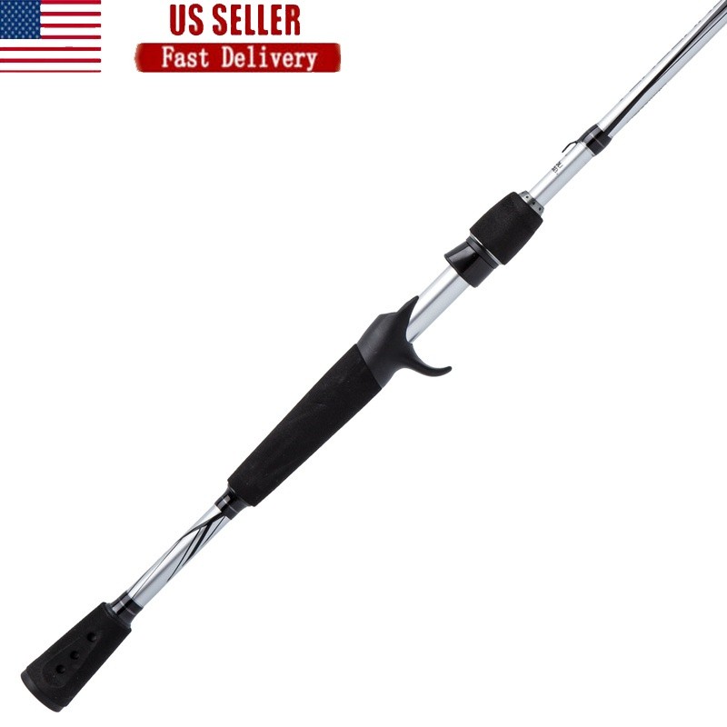 Casting Rod, 6’9″ Medium Heavy Fishing Rod Lightweight EVA Split Grip Handle