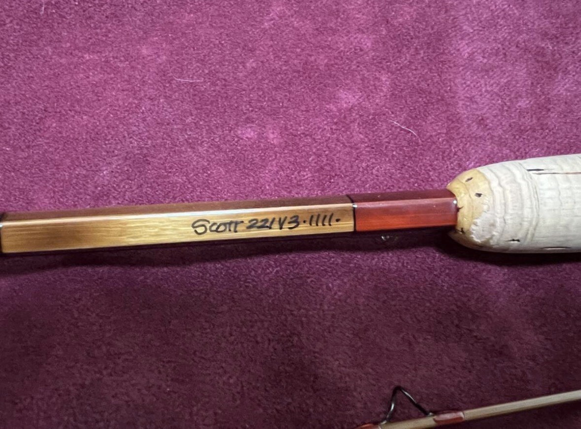 Mario Wojnicki Scott 221 V3 7ft3in＃3 Fly Rod free shipping DDP
