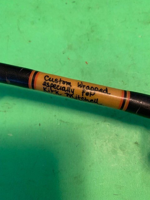 CUSTOM BUILT CALSTAR T6455XXH 5 FOOT 2 INCH 50 TO 120 POUND RATED FISHING ROD