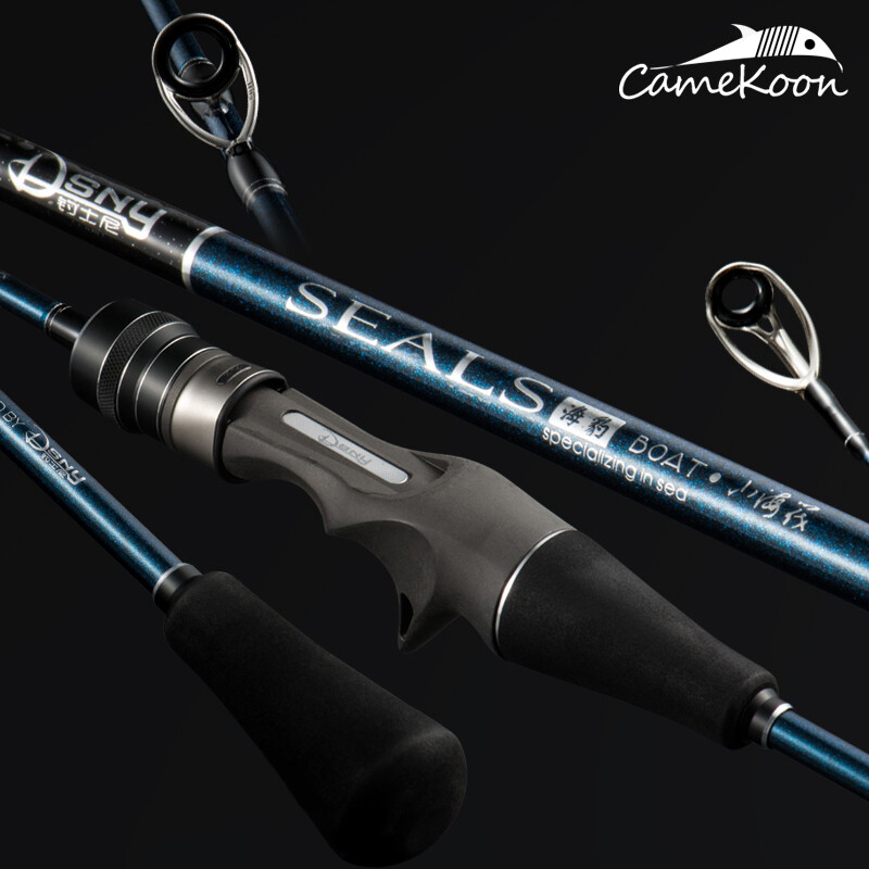 CAMEKOON Off-shore 1.5M Casting Rod Durable 98% Carbon Blank w/ Solid Carbon Tip