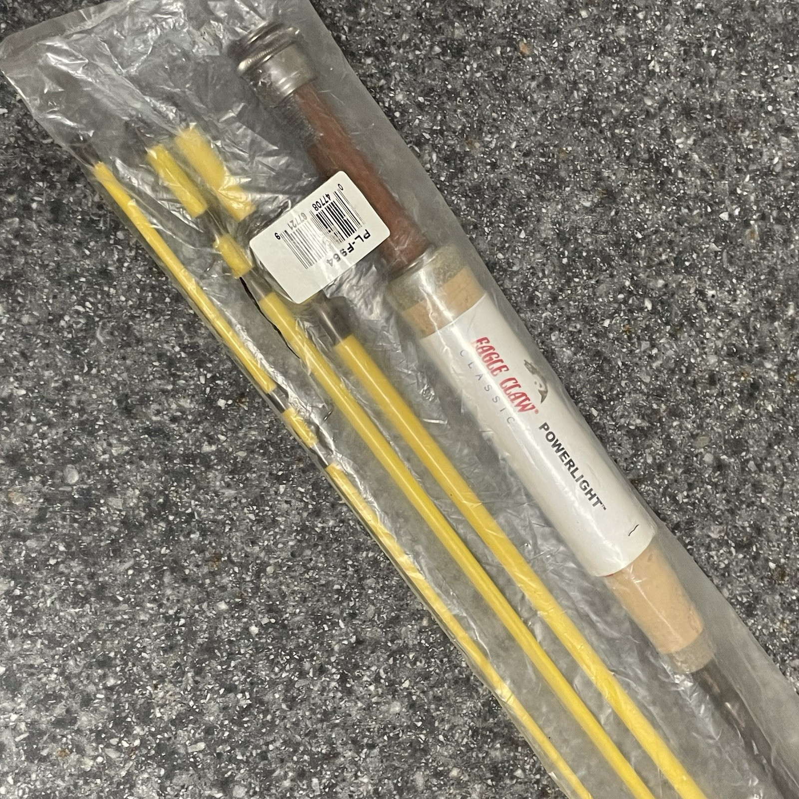 EAGLE CLAW Powerlght Pack It Fly Rod 9’ 4-pc 5wt Med Fast IM-7 Graphite PL-F954