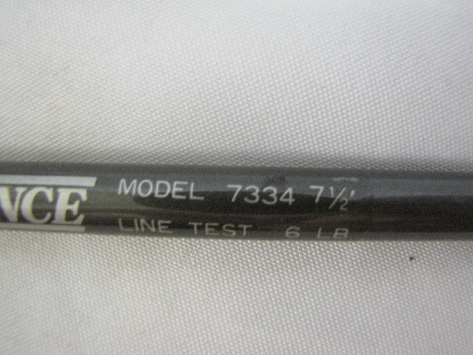 Reliance 7334 Fly Rod 7.5 Ft 6 Lb Line Test Black 2pc Foam Grip Freshwater