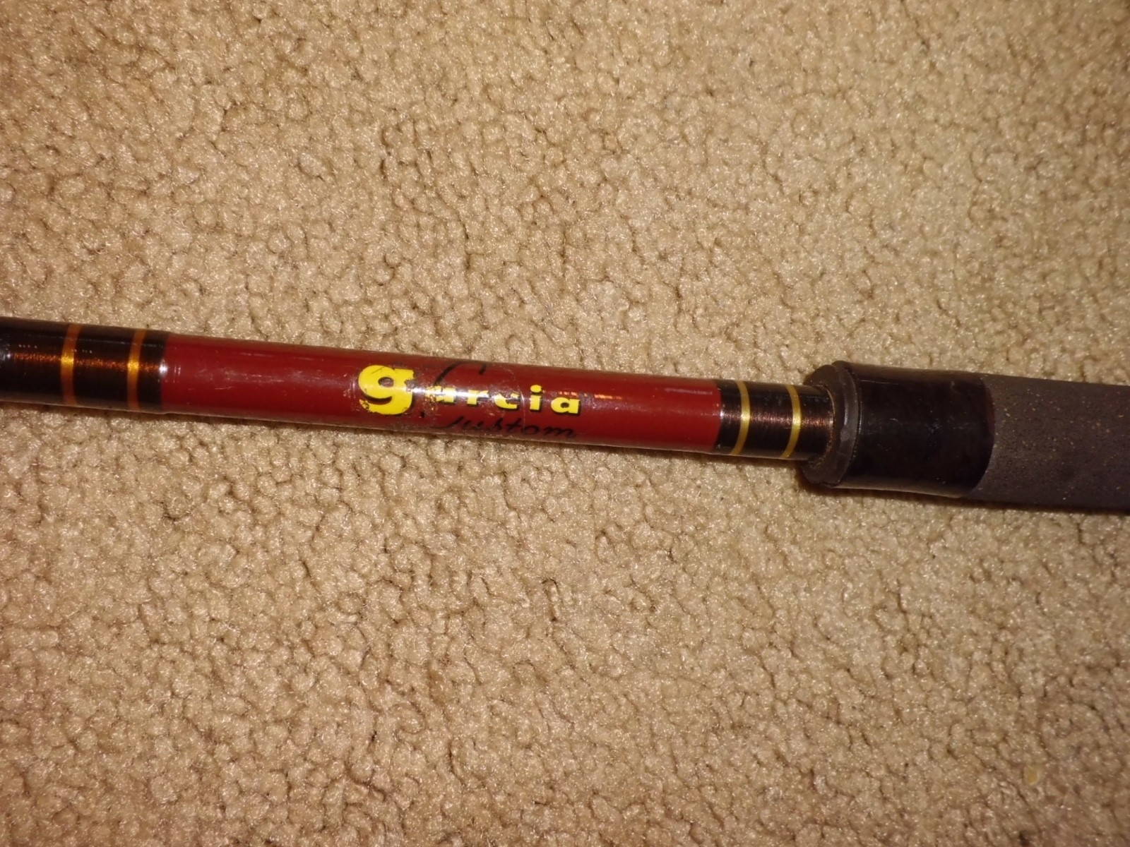 Vintage CARCIA Custom No. 2791 T Conventional 6’4″ Rod made in USA- 20lb Class