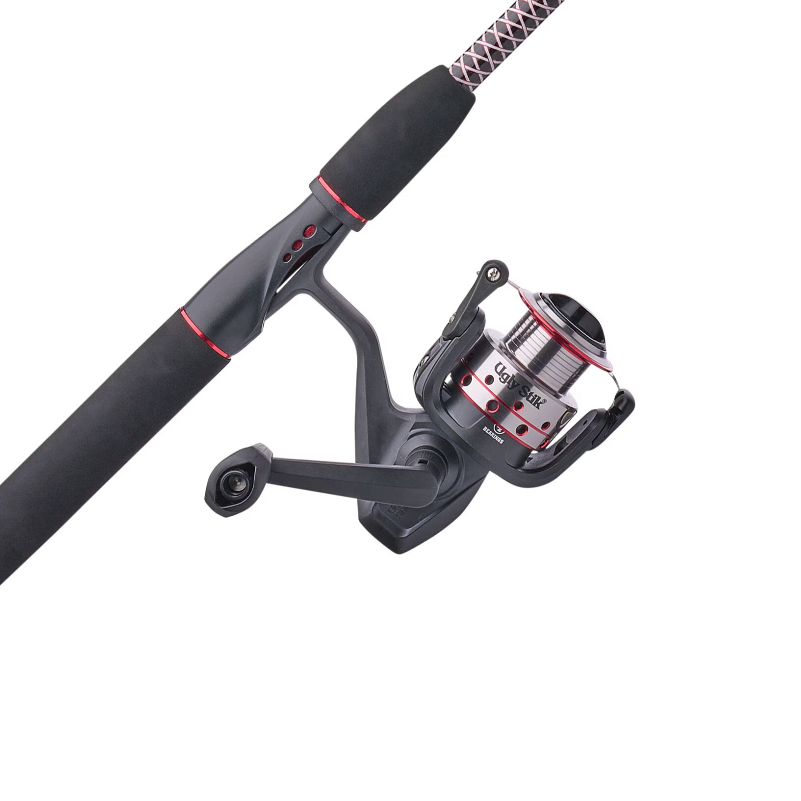 Ugly Stik Spinning Combo, 6’6″ Medium Fishing Rod, 35 Size Reel