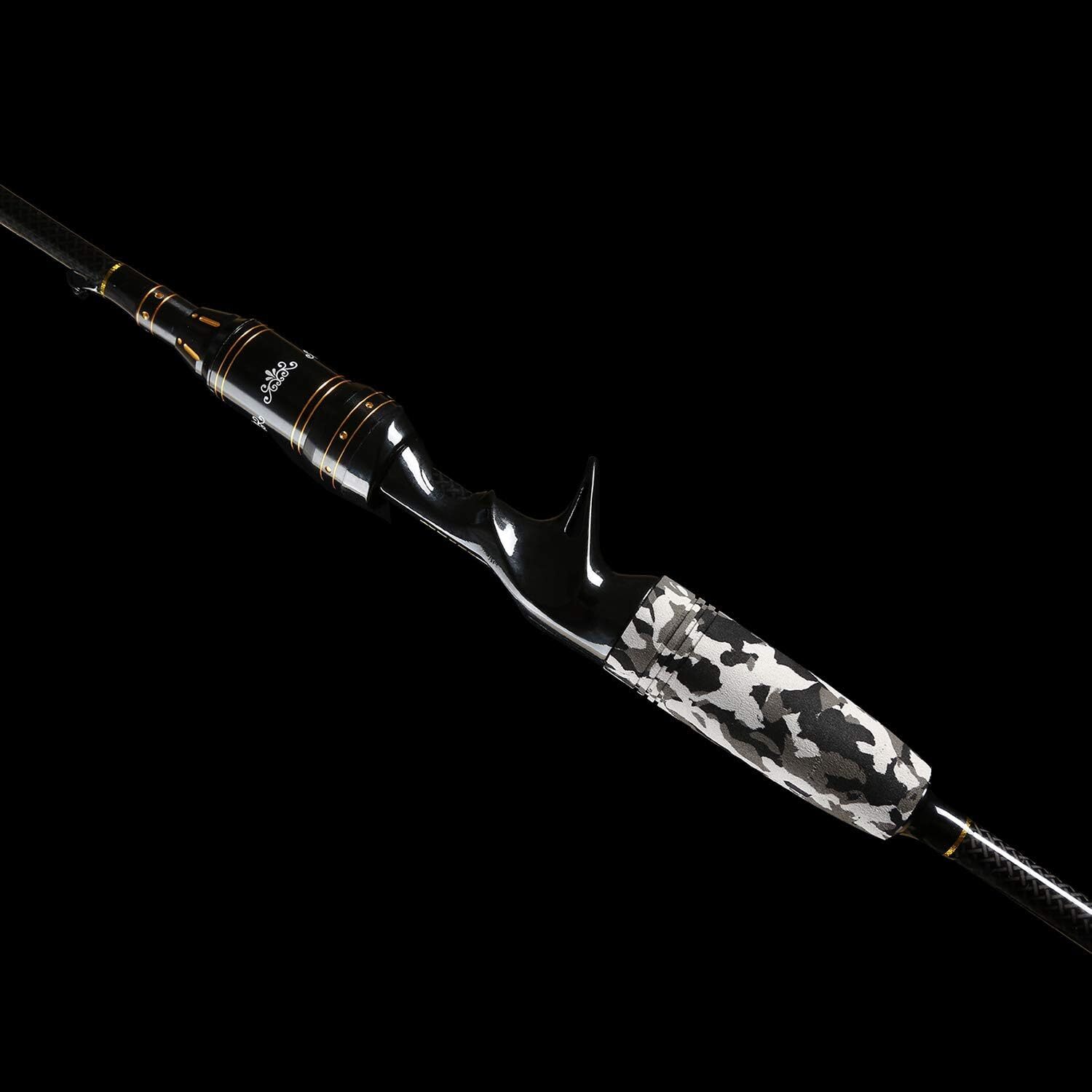 E Series-Camo Legend w/ 2pcs 7ft Casting Rod Carbon Fiber Baitcasting & 2 Tips