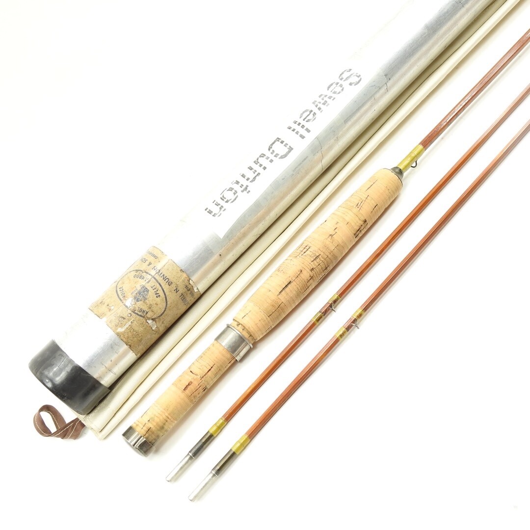 Sewell N. Dunton “Standard” Bamboo Fly Fishing Rod. 6’. 4-5wt. W/ Tube & Sock.