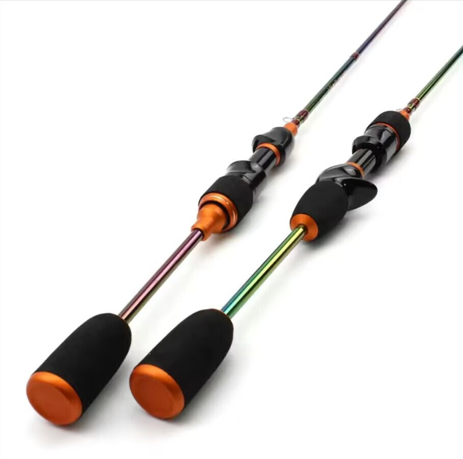 Fishing Spinning Rod 1.68M/1.8M Carbon Fiber 2Tips Lure Pole Casting Fishing Rod