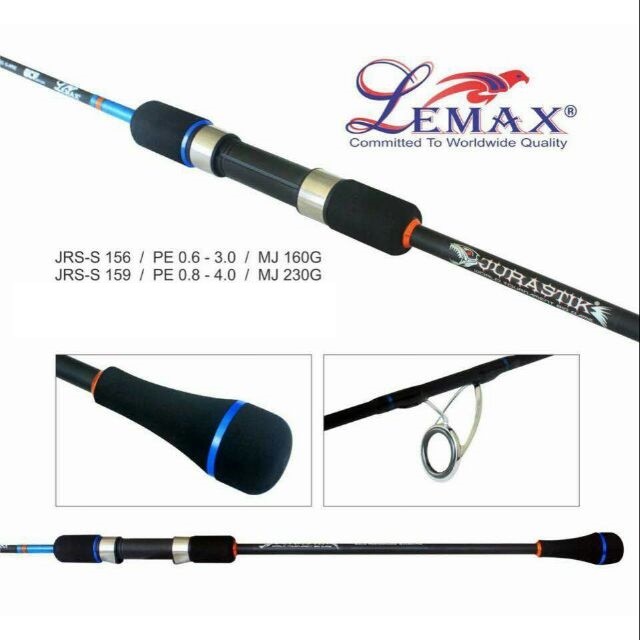 LEMAX XZOGA JURASTIK Slow Jigging Rod Sea Fishing Fixed Spool 160gr