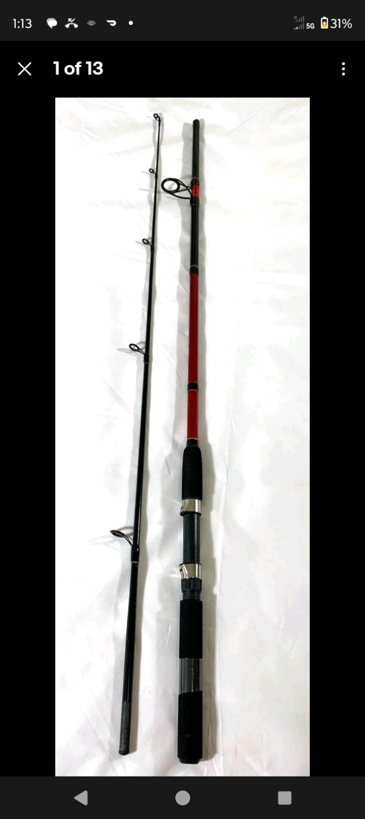 Power PLUS Trophy PT6650MHS-2 Two Section 10-25Lb med Heavy Action Fishing Rod