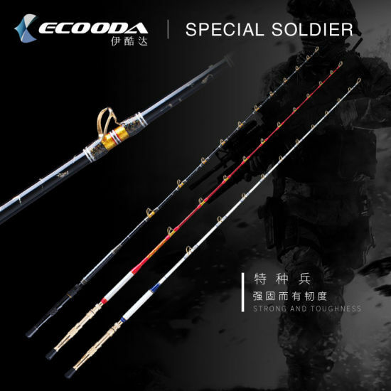ECOODA Electric Fishing Reel Deep Drop Heavy Boat Rod with FUJI SIC Gold Guides