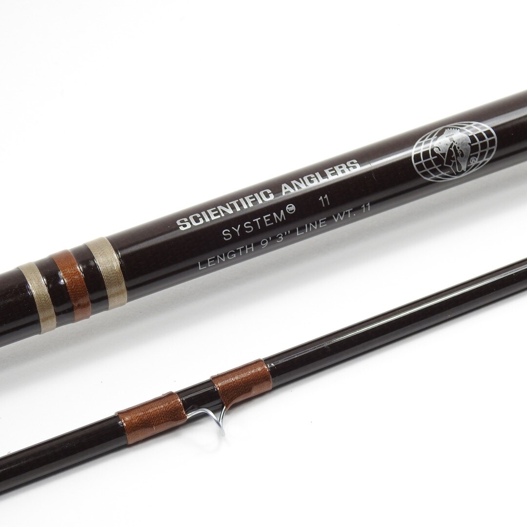 Scientific Anglers System 11 Fiberglass Fly Rod. 9’ 3” 11wt. W/ Tube and Sock.