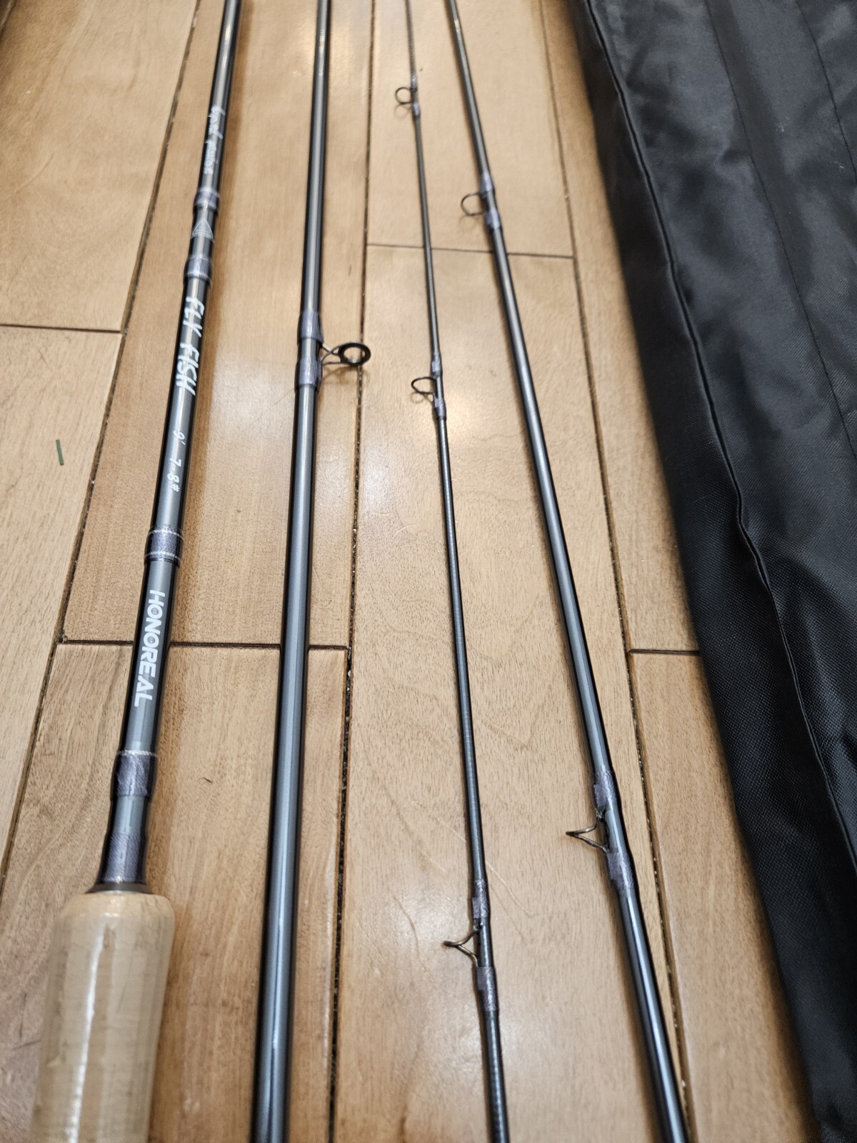 Honoreal Fly Rod 9ft 7/8wt With Carry Tube 4 Piece Fly Rod