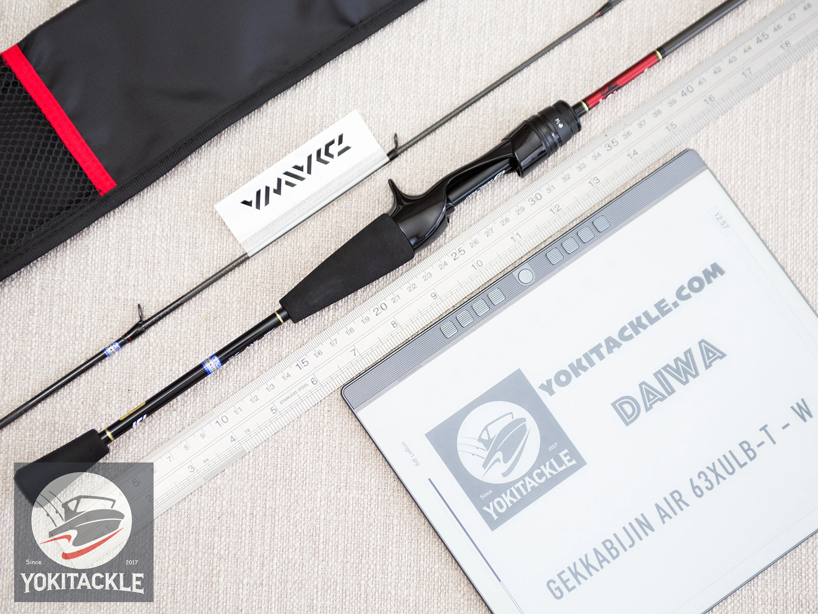 Daiwa GEKKABIJIN AIR 63XULB-T – W Baitcasting Rod Shipping From JAPAN