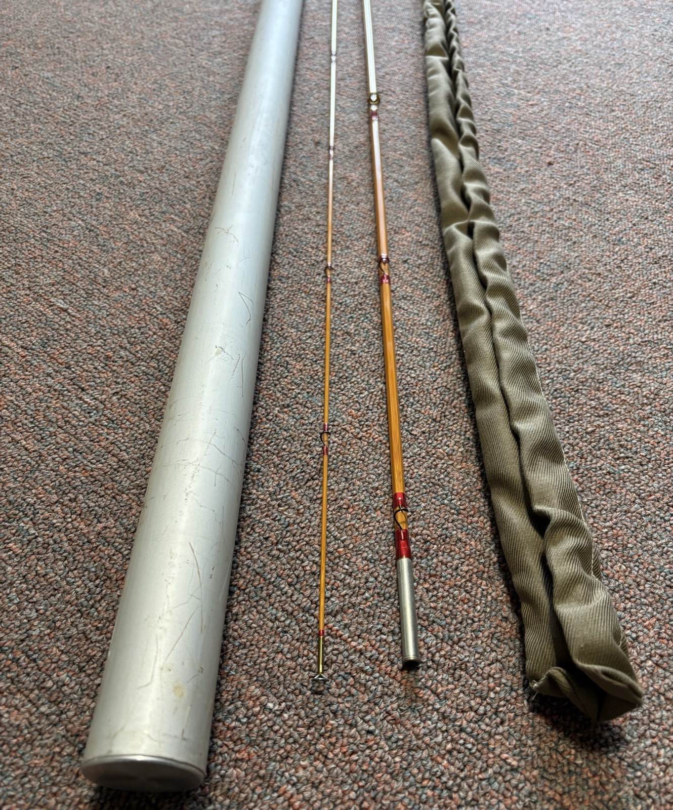 Vintage Peter Phelps Bedford Sportsman 7’6″ #5 #6 1981 Bamboo Fly Rod