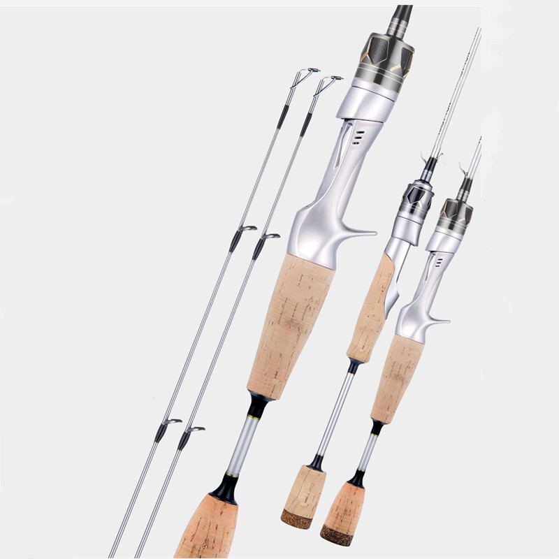 1.68M 1.8M Lure Fishing Rods Portable Ultra Light Rod Carbon Fiber Spinning Pole