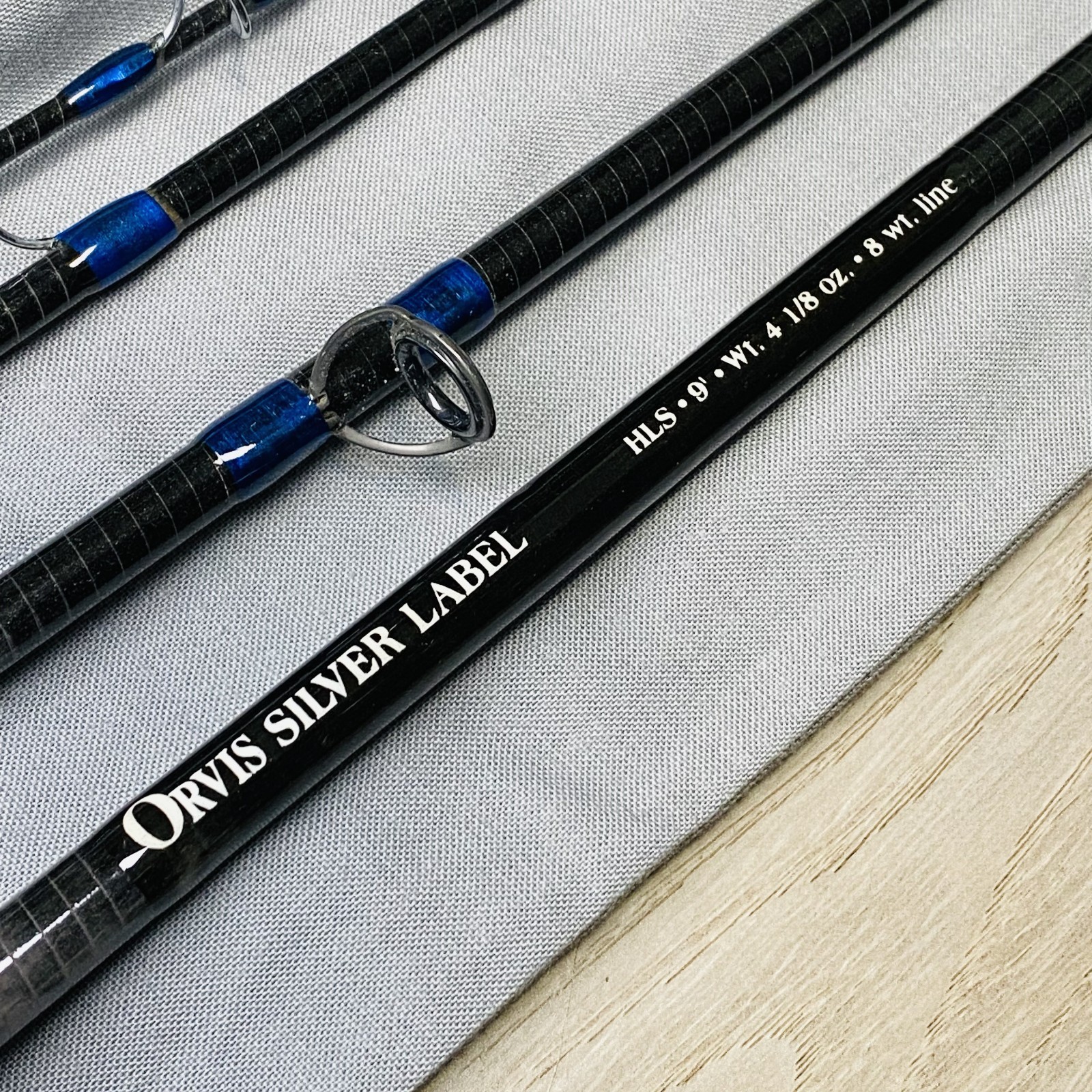 [As is]Orvis HLS Silver Label 9’0” 8wt Fly rod w/Tube Case Sock