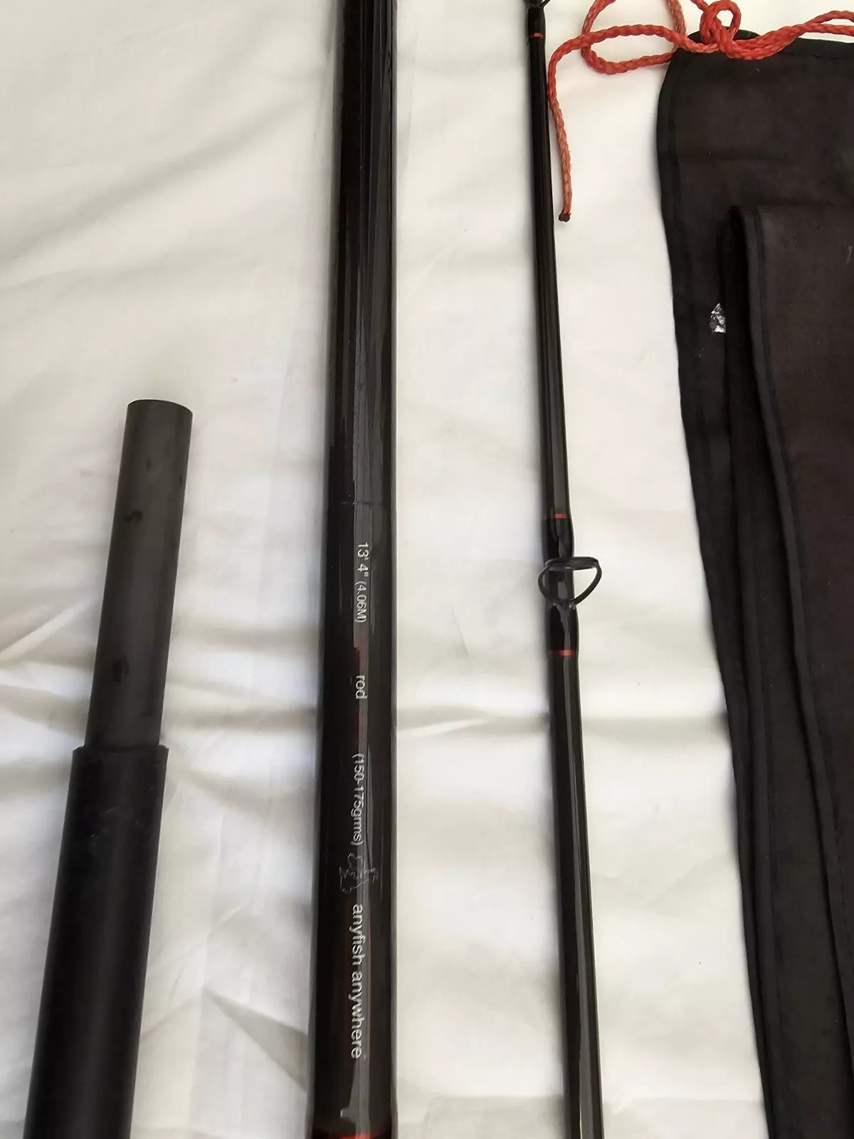 ANYFISH ANYWHERE MATCH ROD 5-6 OZ 13FT4 WITH BAG AND REDUCER (need tip ring)