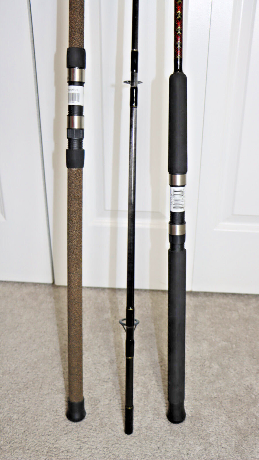 Profile 11′ 2pc Spinning 15-30LB & Pro 7′ Med-Heavy Action 20-40LB Fishing Rods