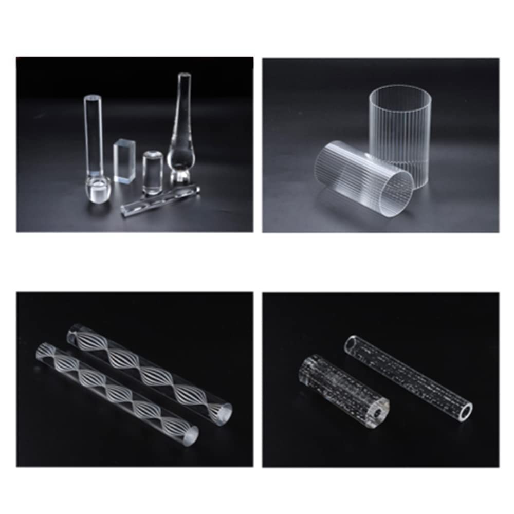 4 Pcs 5mm x 250mm Clear Acrylic Round Rod Standard Plexiglas PMMA Bar