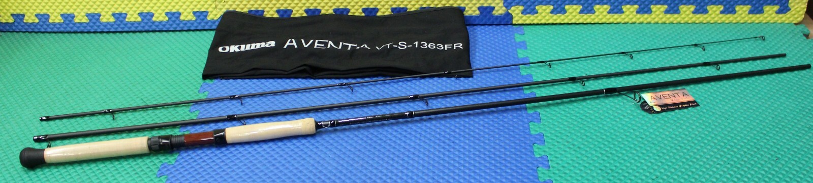 Okuma Aventa Float Rod 13′ 6″ Graphite 3-Piece W/Cloth Case VT-S-1363FR