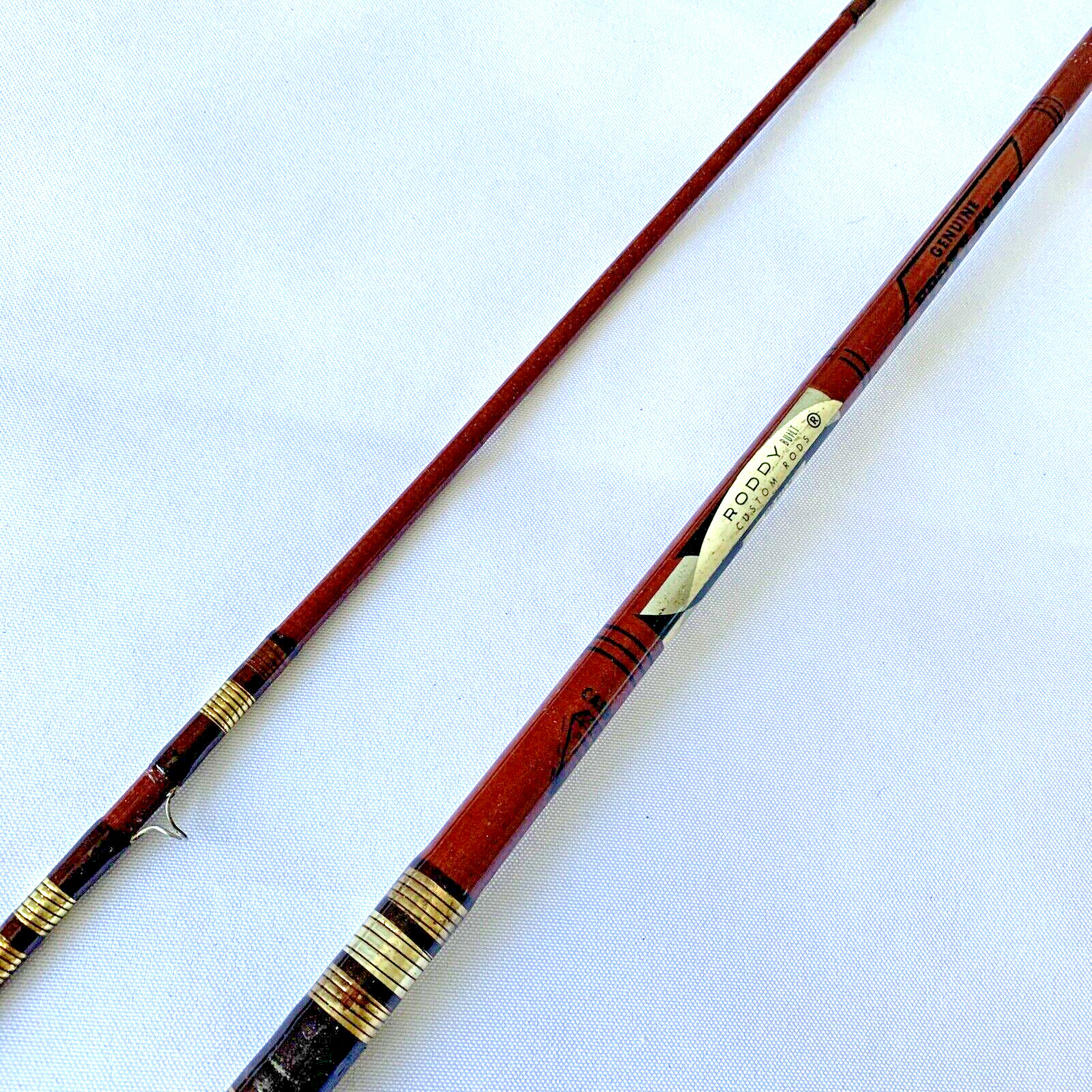 Roddy Model BR-60-9 Custom Made 9Ft Genuine Epoxy Glass Fly Fishing Rod USA