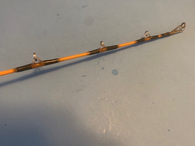 CUSTOM BUILT LAMIGLAS 6 FOOT 6 INCH 15 TO 50# CLASS CONVENTIONAL FISHING ROD W@W