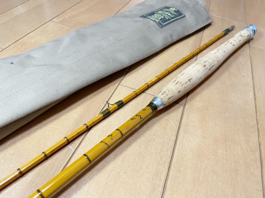 rare old 1959 Hardy Palakona Bamboo CC ge France 8ft in Bamboo Fly Fishing Rod