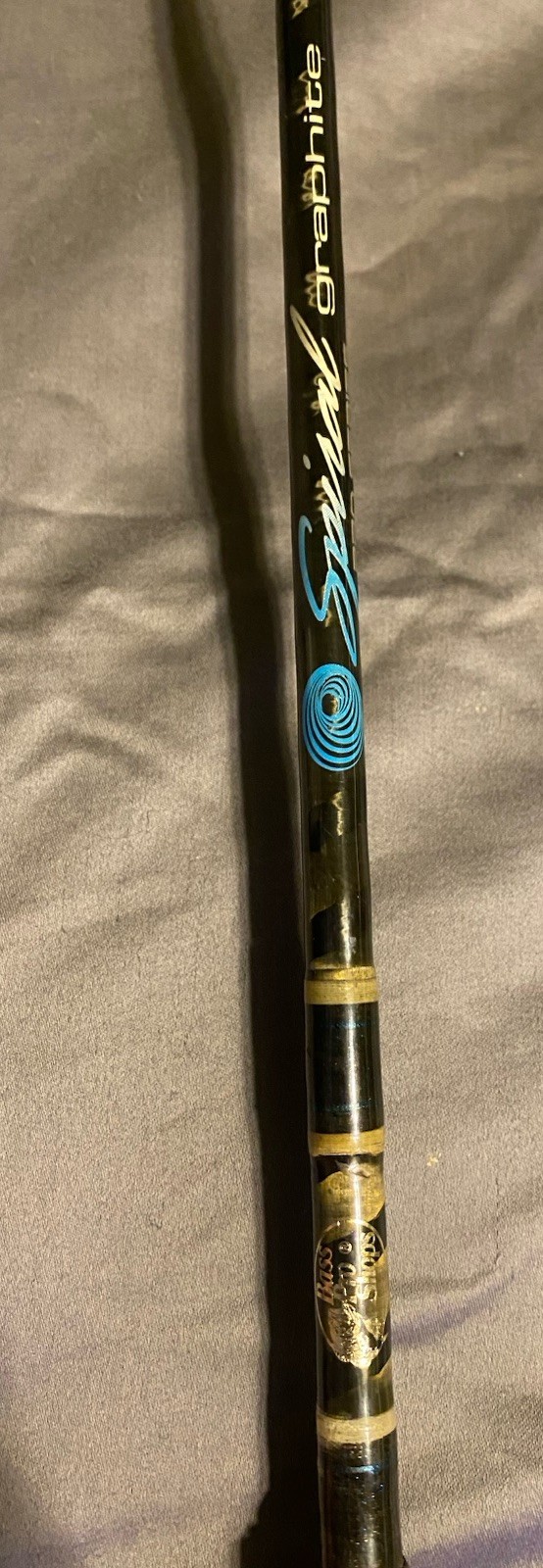 Vintage Bass Pro Shops 6’6” SPIRAL Graphite PRO SERIES MH Casting Rod.