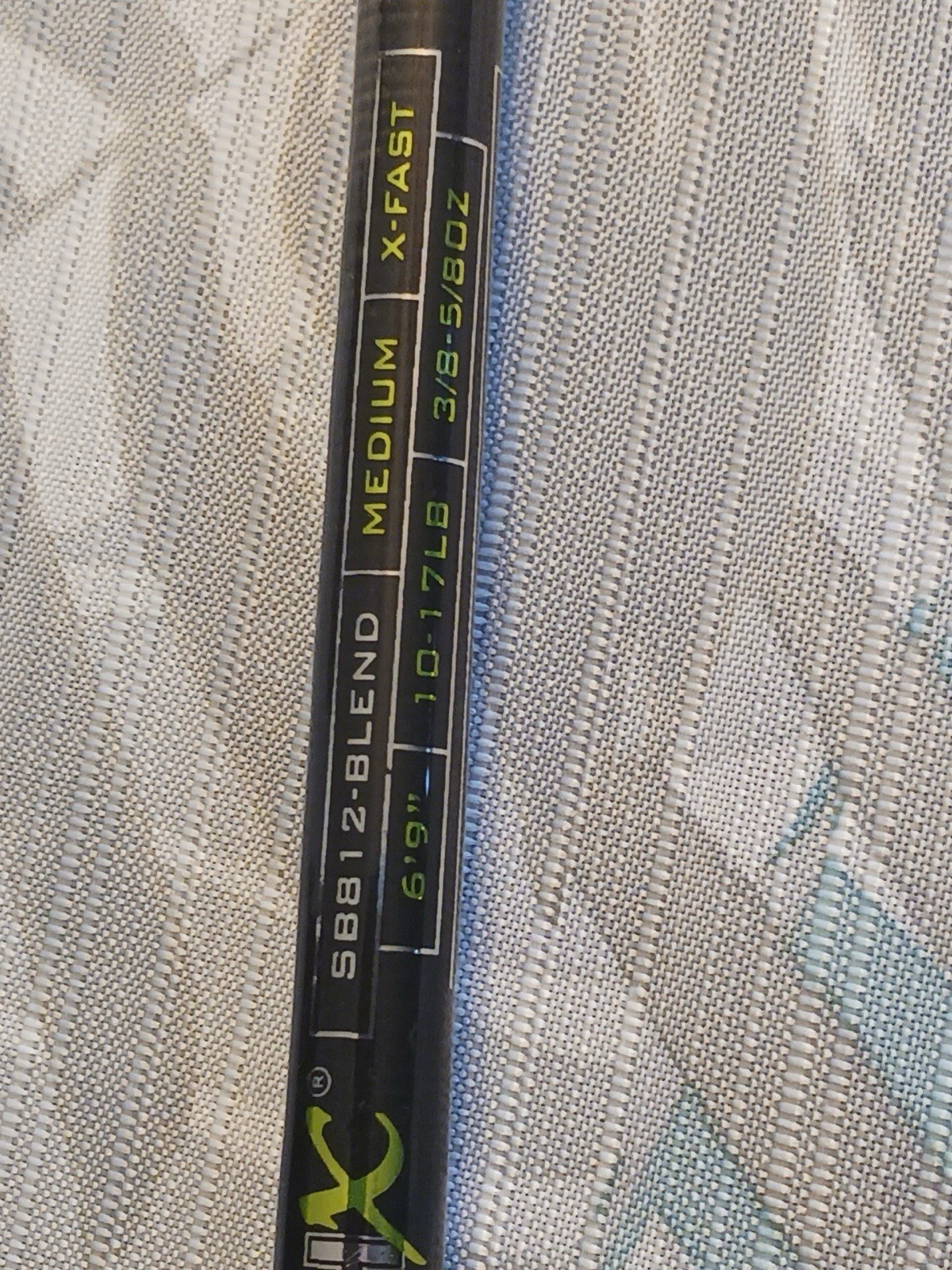 New Custom Built 6’ 9” Medium Casting Rod With Custom Red Grip