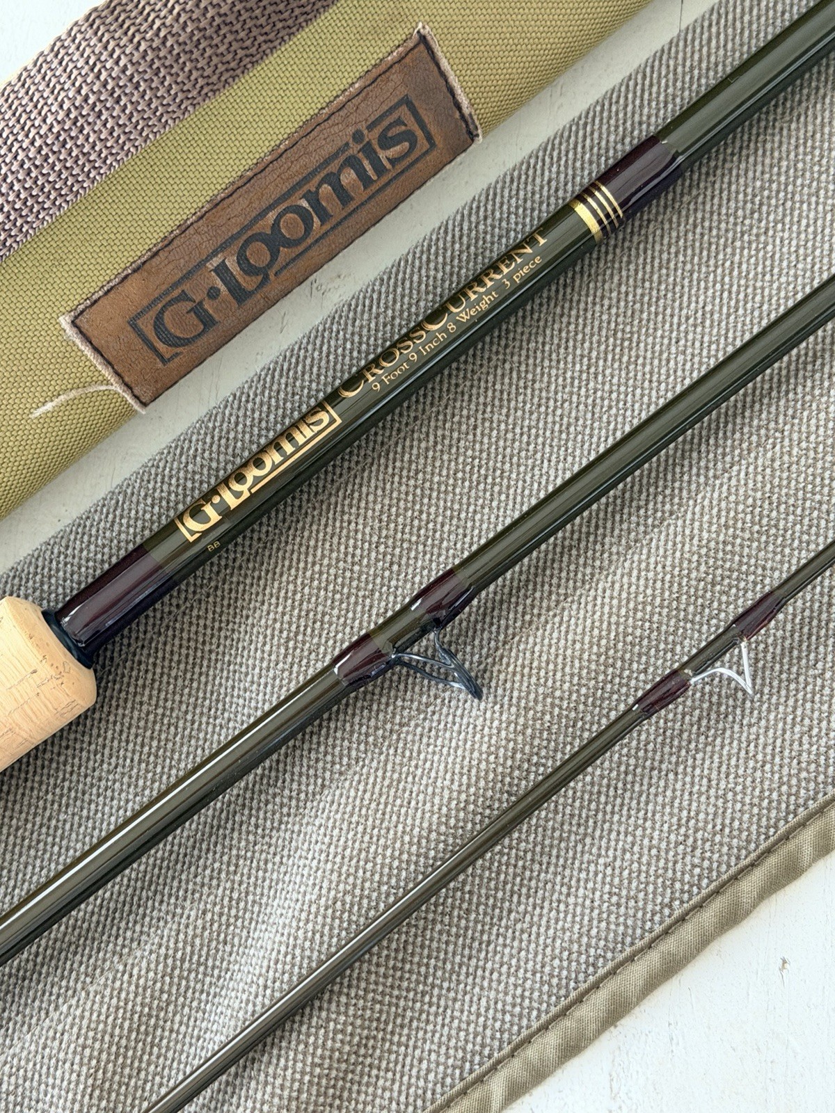 **BEAUTIFUL**🔥G LOOMIS CROSSCURRENT 8wt 9’ft fly rod!!! 🔥~LEGENDARY~🔥