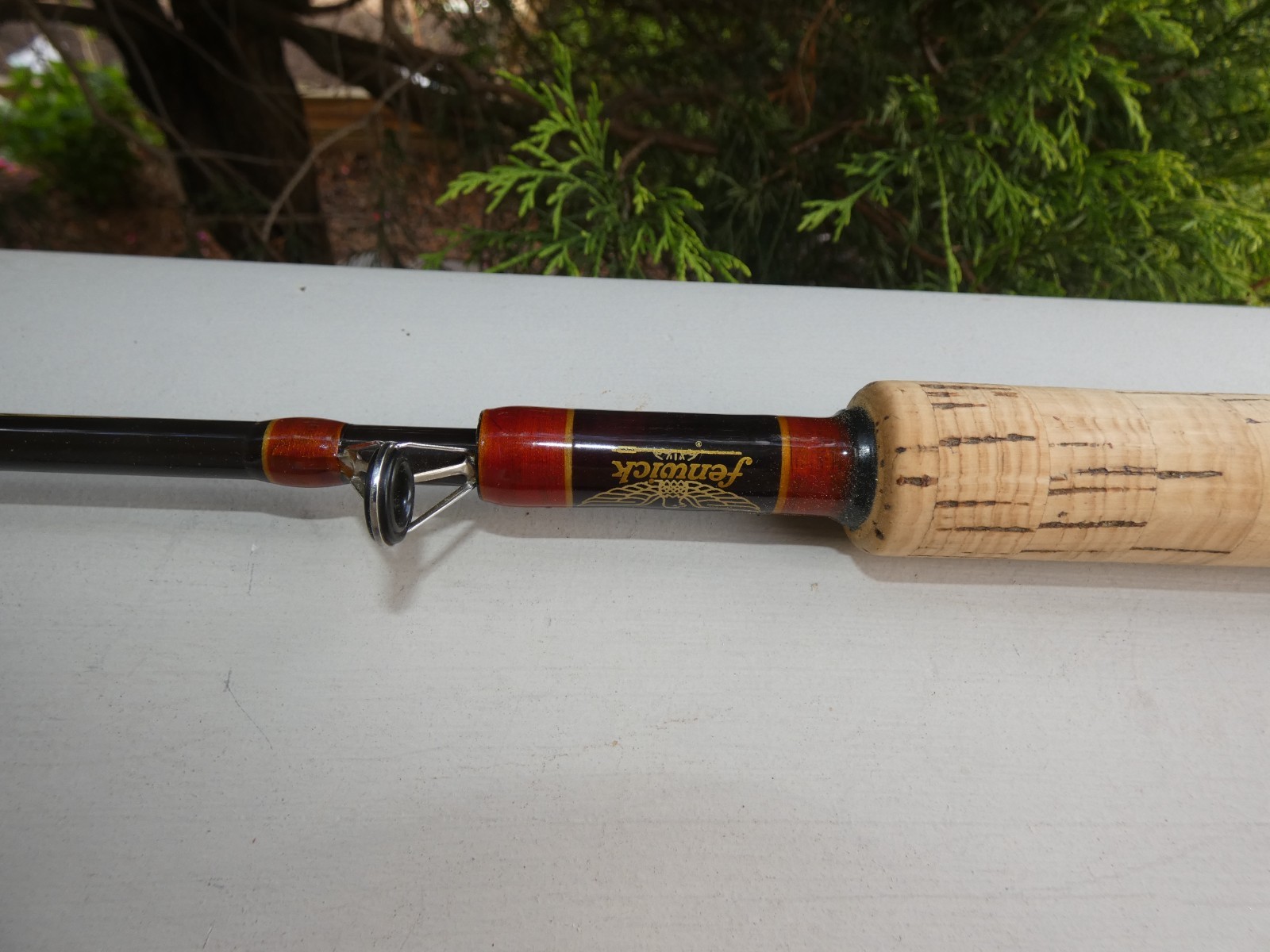 RARE VTG FENWICK HMG USA MADE 1 PC 7 FT TELESCOPIC CASTING FISHING ROD