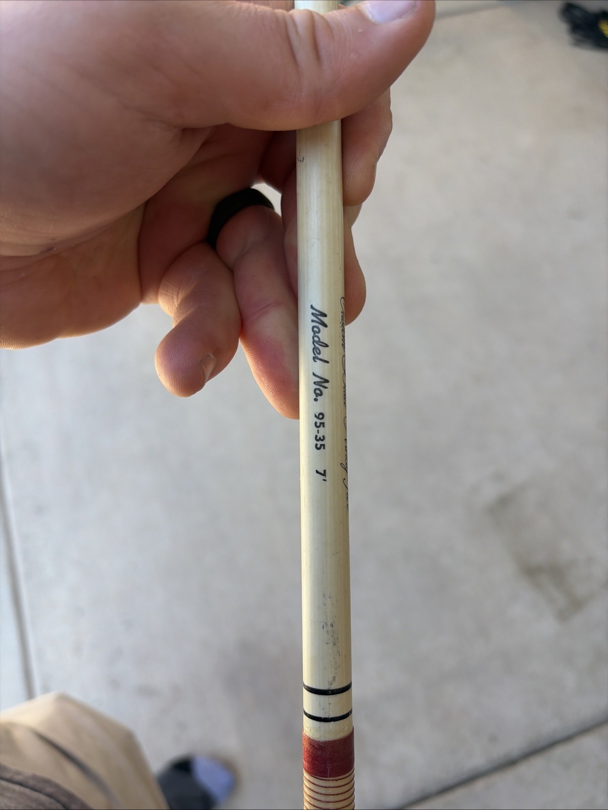 True Temper 95-35 7ft Custom Built Rod