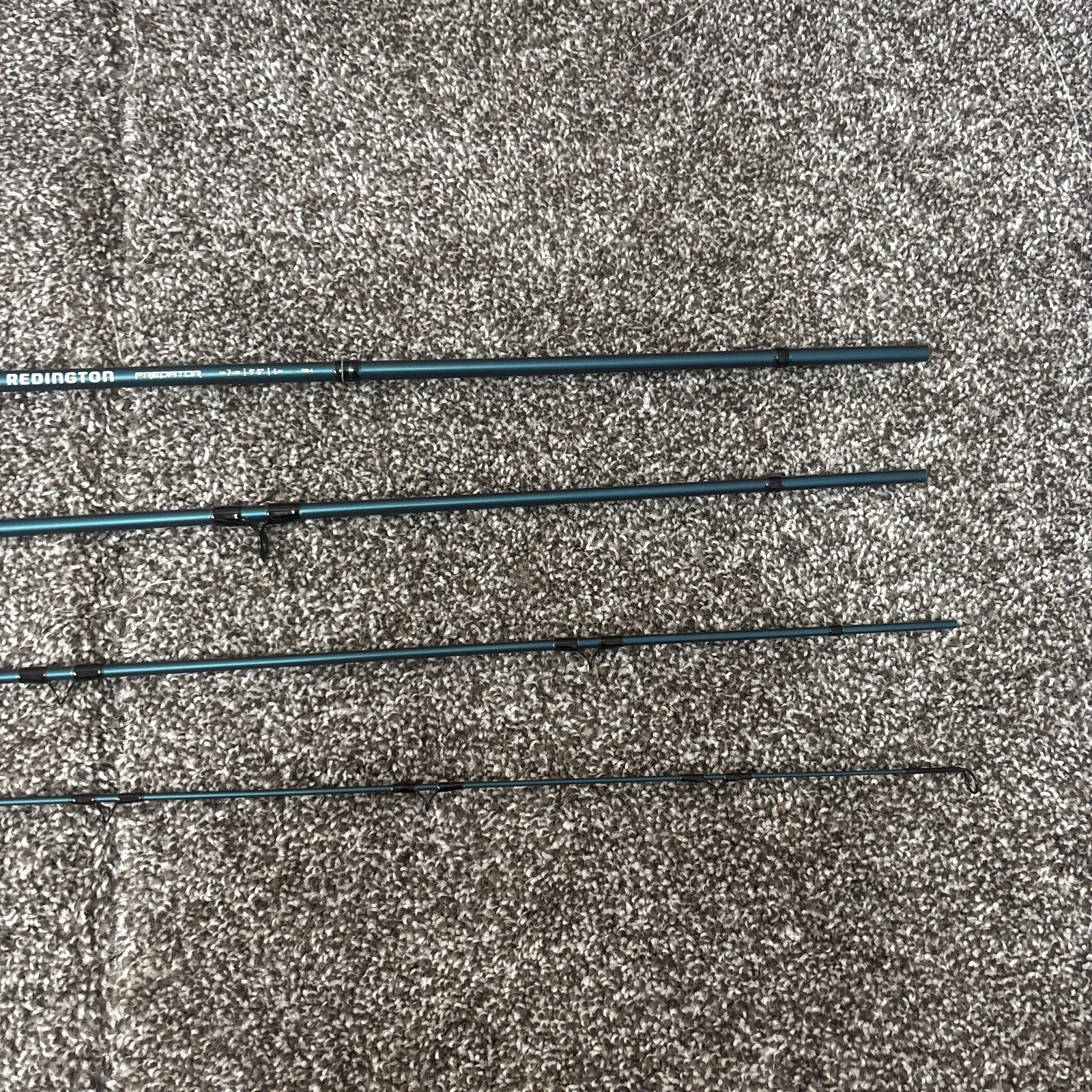 Redington Predator 790-4 Fly Rod 9’0 7wt 4 Piece Blue Graphite Fast Action Rod