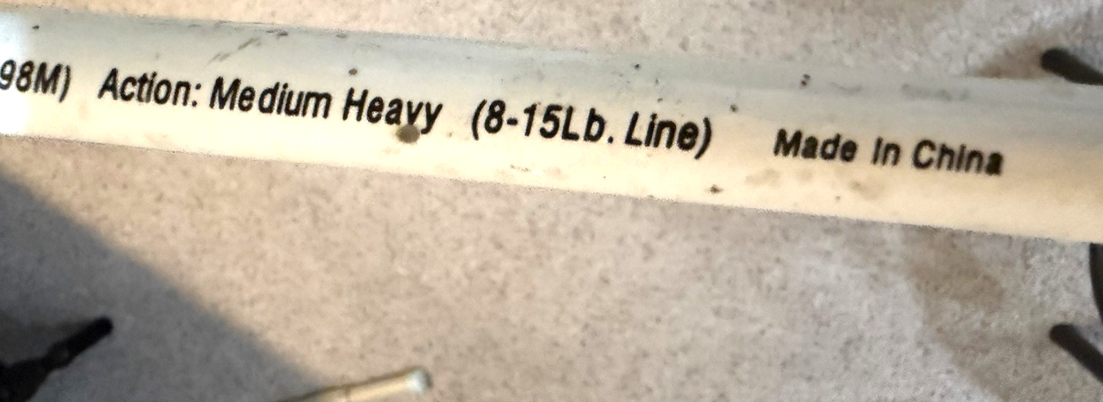 Shakespeare Tiger Spincasting TSC 66 2MH 6’6” Meadium Heavy Action Fishing Rod.