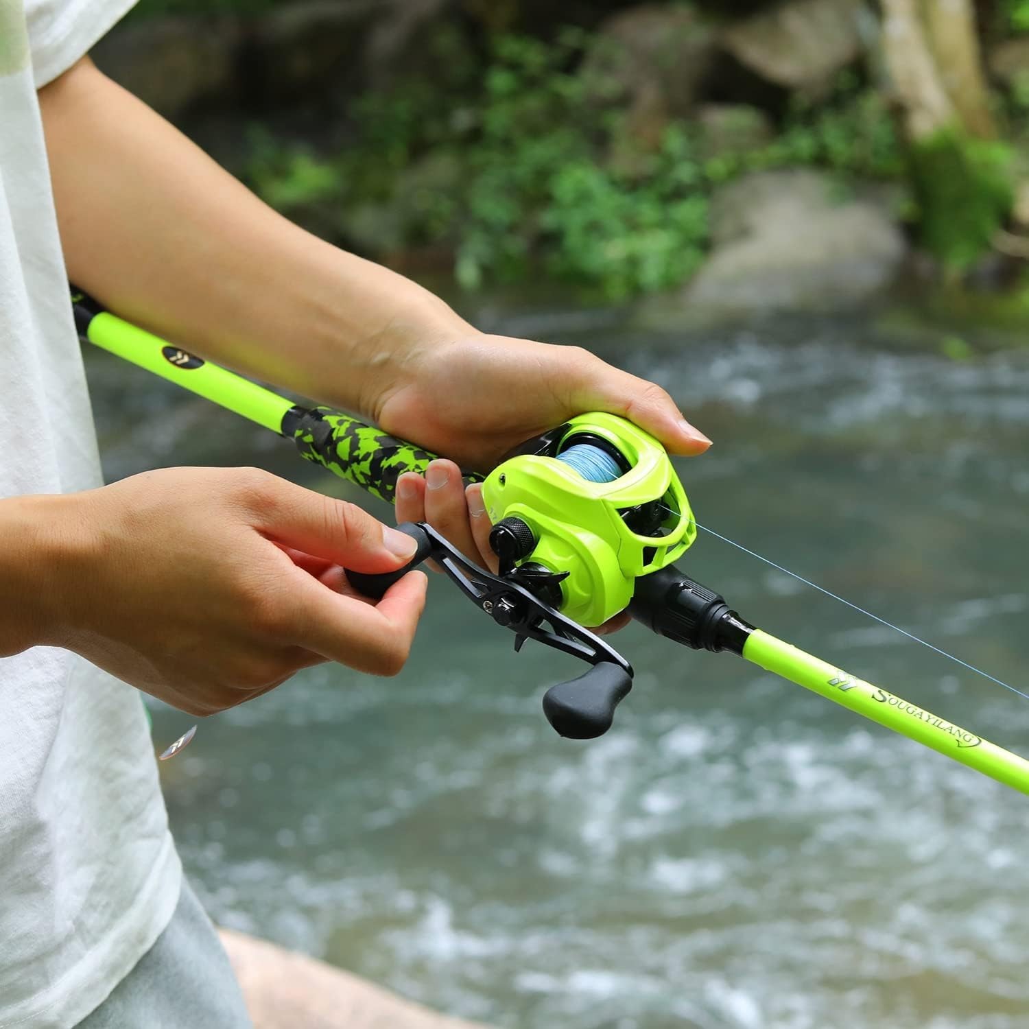 IM7 Graphite Fishing Rod – 2-Piece Casting & Spinning Medium/Medium Heavy Power