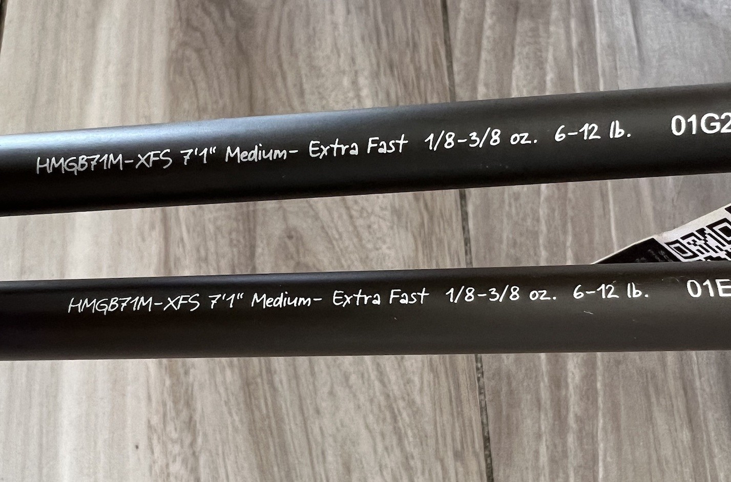 Lot of 2 Fenwick HMG HMGB71M-XFS Fishing Spinning Rods 6-12 LB Brand NEW